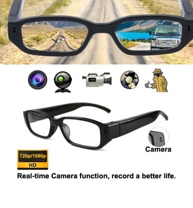 Digital Eye-wear Glasses Video Recorder DV Camera